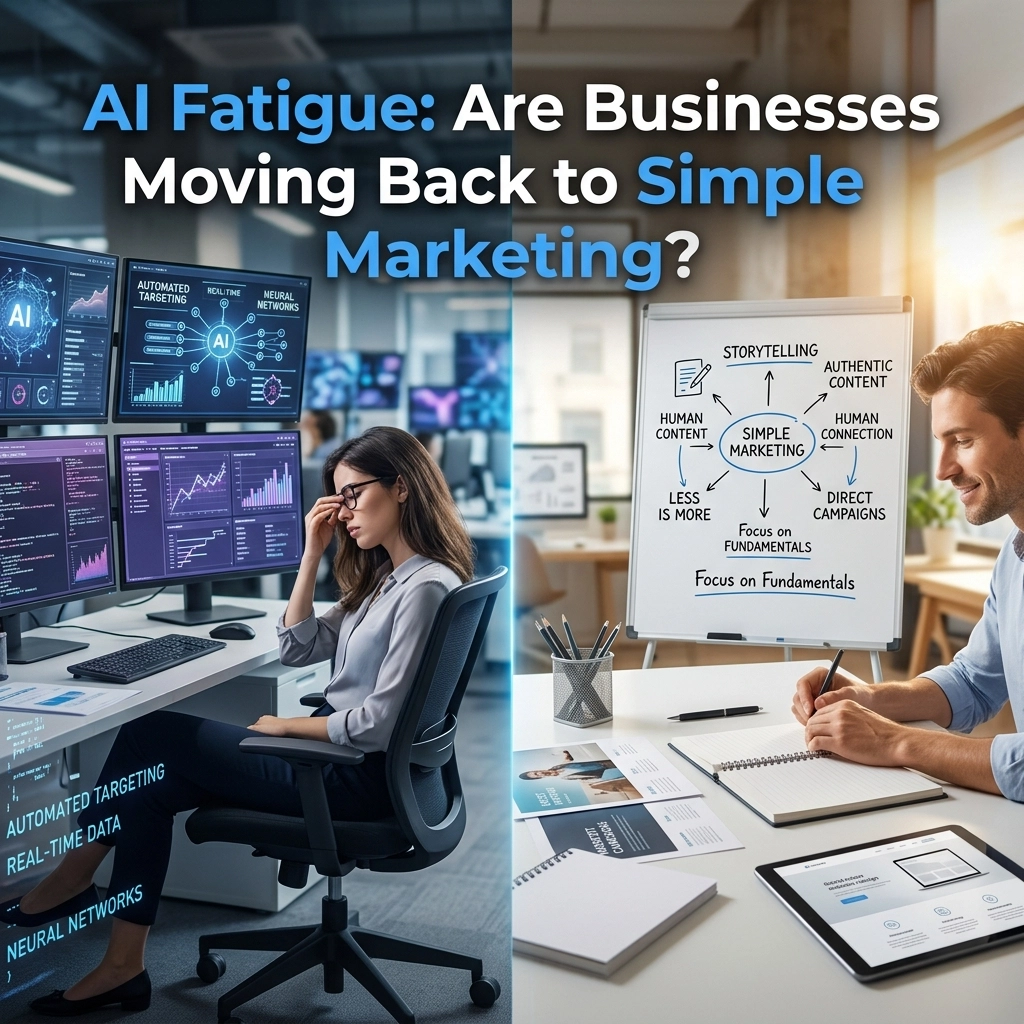 AI Fatigue: Are Businesses Moving Back to Simple Marketing?